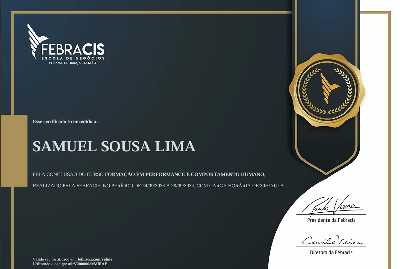 Formação em Perfil Comportamental